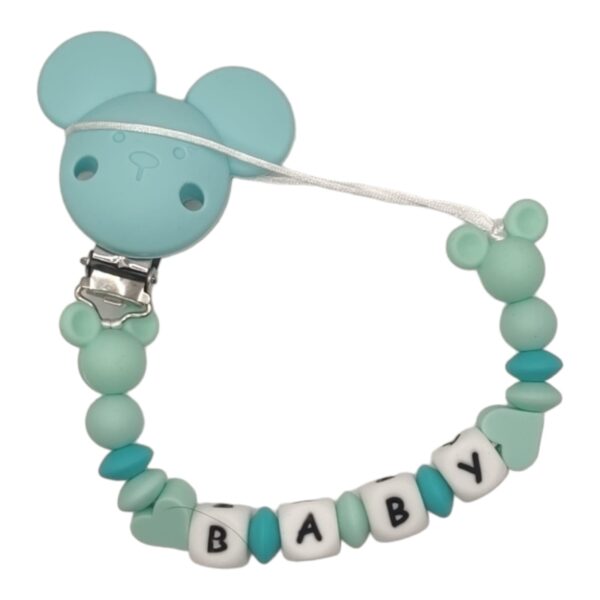 PINZA PARA CHUPON MICKEY AZUL