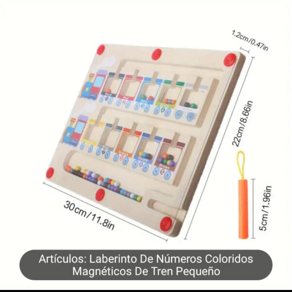 JUGUETE MONTESORRI TREN MAGNETICO - Image 2